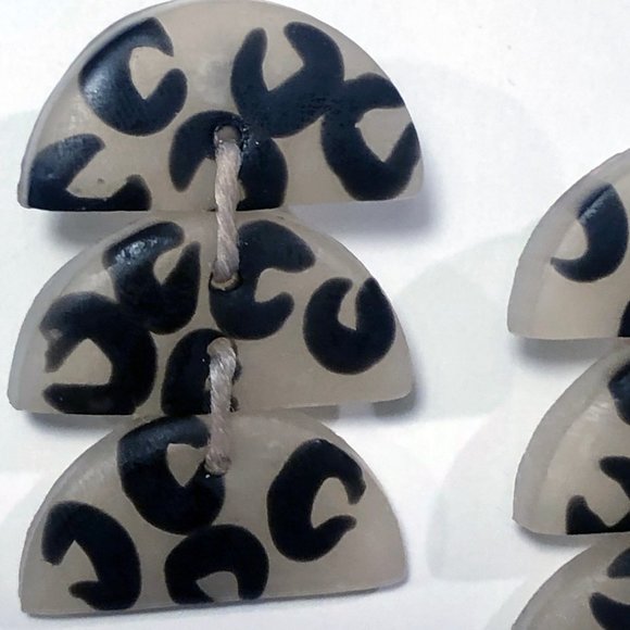 MODERN CLAY “Sloan” Polymer Clay Leopard Earrings - Picture 7 of 7